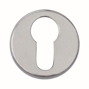 Sleutelplaatje Cilinder rond klikrozas 45MM CHROME