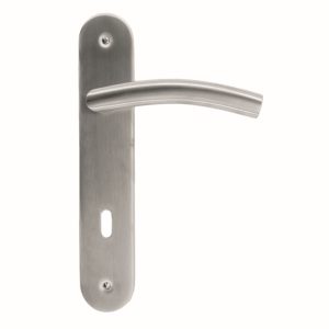 Deurkruk Pro GI SHAPE 19MM INOX PLUS PLAAT+KEY  90MM