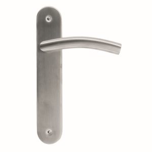 Deurkruk Pro GI SHAPE 19MM INOX PLUS PLAAT+NO KEY