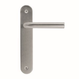 Deurkruk Pro L SHAPE 19MM INOX PLUS PLAAT+NO KEY