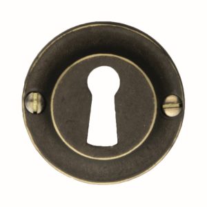 Sleutelplaatje BB Rond Retro 43MM Classic OLD BRASS