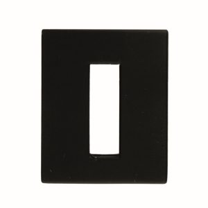 Sleutelplaatje BB SQUARE 35X45MM ZWART