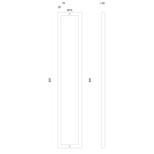 Trekker CUBICA 20/800 INOX PLUS PAAR VOOR GLAS