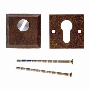 Veiligheidscilinderplaatje SQUARE SAFE ROEST 6MM