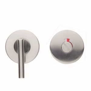 WC garnituur rond SHAPE ZERO INOX MET STEELTJE