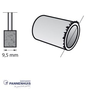 Dremel 932JA, Slijpsteen alum. ox. cilinder 9,5 mm