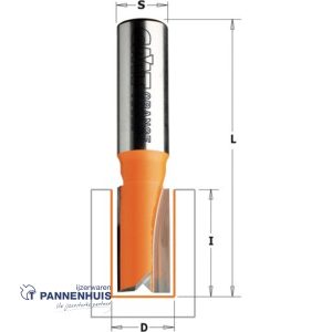 CMT Groeffrees met rechte snijkoppen, HW D=22 x 20mm L=57,2 S=8 Z2