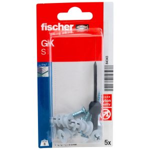 fischer Gipsplaatplug GK S met schroef (blister)