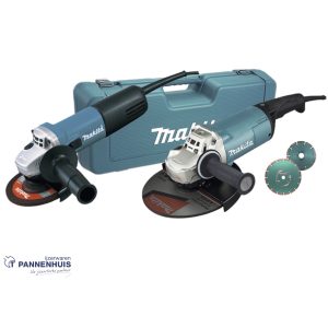 Makita DK0047GX1 Combopack GA9060 (230mm) + 9558HNRG (125mm)