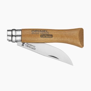 Opinel Zakmes N°06, Tradition Carbon, virobloc mes 7 cm