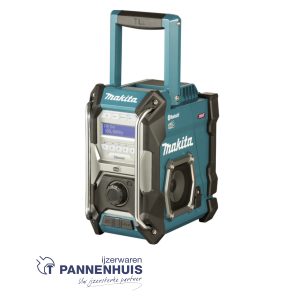 Makita MR004GZ Werfradio met DAB+ en Bluetooth 5.0: CXT 12Vmax, LXT 14,4 V / 18 V, XGT 40Vmax, AC.