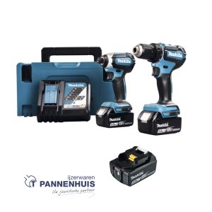 Makita DLX2289T3J Combopack18V DDF485+DTD153 + 3x BL1850B