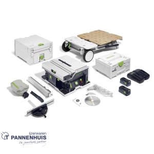 Festool Accu-tafelcirkelzaag CSC SYS 50 EBI-Set