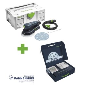 Festool Excenterschuurm  ETS EC150/3 GR-Set P OP=OP PROMO