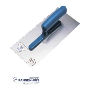 Henkelman-Jung Plakspaan 280x130mm met tanden 6mm RVS