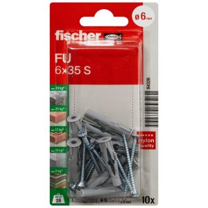 fischer Universeelplug FU  6 x 35 S (blister)