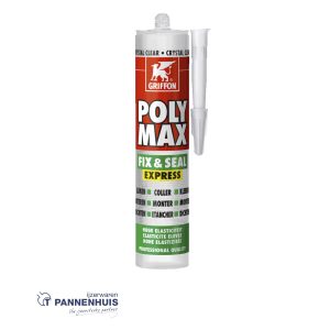 Griffon Poly Max® Fix & Seal Express Crystal ClearKoker 300 g