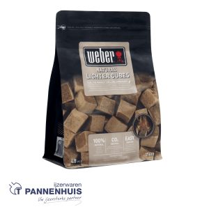 Weber Aanmaakblokjes 48 stuks bruin ecologisch