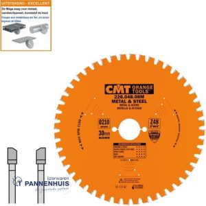 CMT Cirkelzaag HW 210x30x2,2 Z48 Ferro- en non-ferro metalen, sandwich panelen