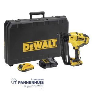 Dewalt DCN660D2 18V XR Brushless afwerktacker 1,6mm 16Ga en 2x 2,0Ah koffer