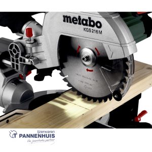 Metabo KGS 216 M set Afkort- en verstekzaag + 2de zaagblad