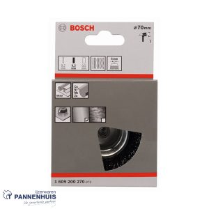 Bosch Komborstel gegolfd  70 x 0,3 mm staal