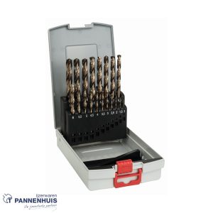 Bosch 19-delige set Metaalboor ProBox HSS-CO 1-10 mm