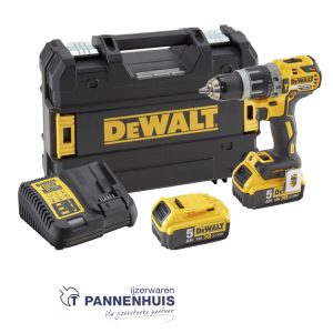 Dewalt DCD796P2 18V XR Brushless Schroef-/klopboormachine 2x 5.0Ah in TSTAK