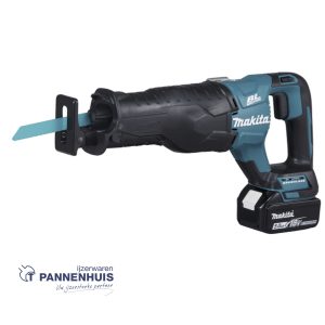 Makita DJR187RTE Accu reciprozaag LXT 18V + 2x BL1850B  + 1x DC18RC + koffer