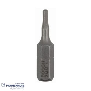 Bosch Schroefbit extra-hard HEX 2, 25 mm 3x