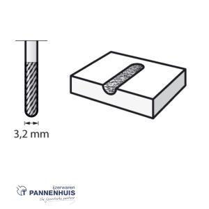 Dremel 9903, Frees HM cil. -ronde punt 3,2 mm