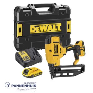 Dewalt DCN662D2 18V XR Afwerktacker 16Ga (recht) 2x 2.0Ah