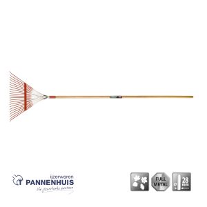 Polet Bladhark 22T/520 mm veerbeugel met steel 1,5M