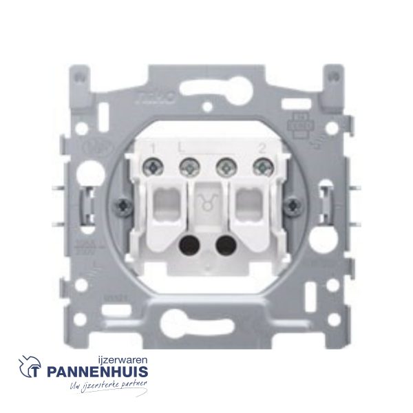 NIKO Sokkel voor serieschakelaar, 10 AX/250 Vac