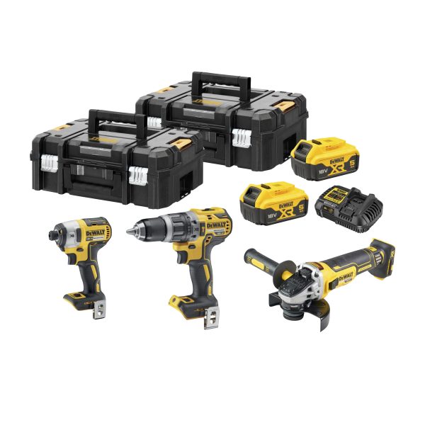 Dewalt DCK384P2T 18V XR Brushless 3-delige set (DCD796 + DCF887 + DCG412)