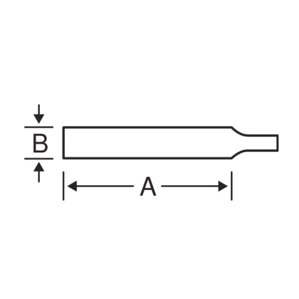 Bahco Ronde vijl met hecht half-zoet 300 mm - Afbeelding 4