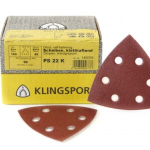 Schuurdriehoek met klitteband 96 mm P 80 GLS15 (50st)