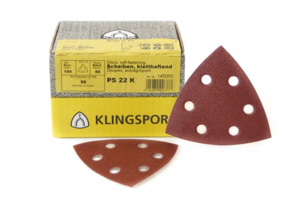 Schuurdriehoek met klitteband 96 mm P 80 GLS15 (50st)