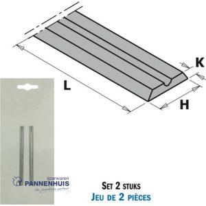 CMT Standaard wpl reserve mes HV10 L=82×5,5×1,1 Z=2 HWM 2 stuks