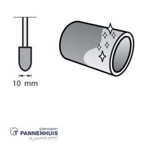 Dremel 422JA, Polijstvilt cil. afgerond 9,5 mm