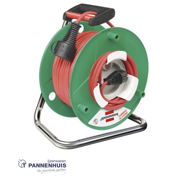 Brennenstuhl kabelhaspel Garant 290-R "Bretec 2000" 50m H05VV-F 3G1,5 rood + dou-veilig