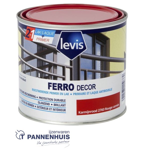 Levis Ferro decor 0,50l 2760 Karmijnrood