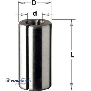 CMT Vergrootbus voor kolf D=12 / d= 6mm L=25mm