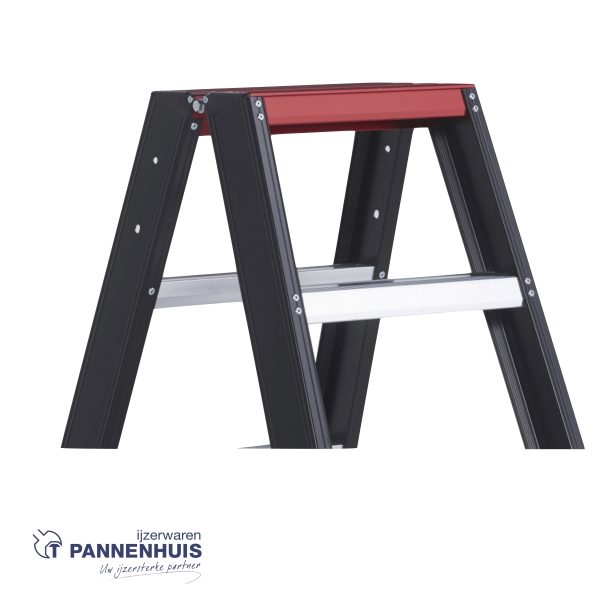 Altrex Taurus dubbele trapladder 2x3 - 70cm - 5,8kg zwart - Afbeelding 3