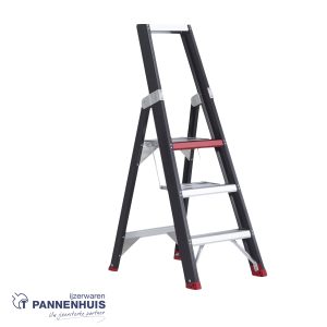 Altrex Taurus trapladder  3 treden – 70cm – 7,4kg zwart