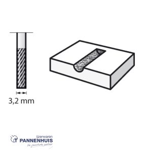 Dremel 9901, Frees HM cilindervorm 3,2 mm