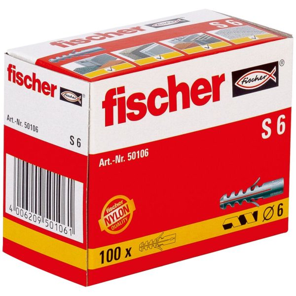 fischer Plug S  6 (100st) - Afbeelding 2