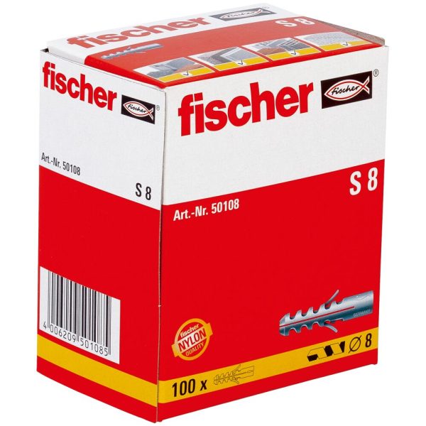 fischer Plug S  8 (100st) - Afbeelding 2