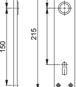 lange platen 202PB F1 natuurkleur 110mm BB Hoppe (per stuk)