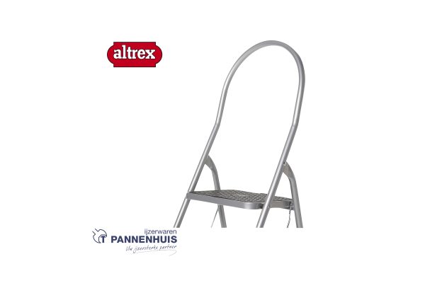 Altrex Cromato huishoudtrap 3-treeds met hoge beugel Silver - Afbeelding 2